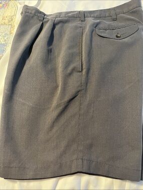 croft & barrow Men's Flat-Front Gray Shorts